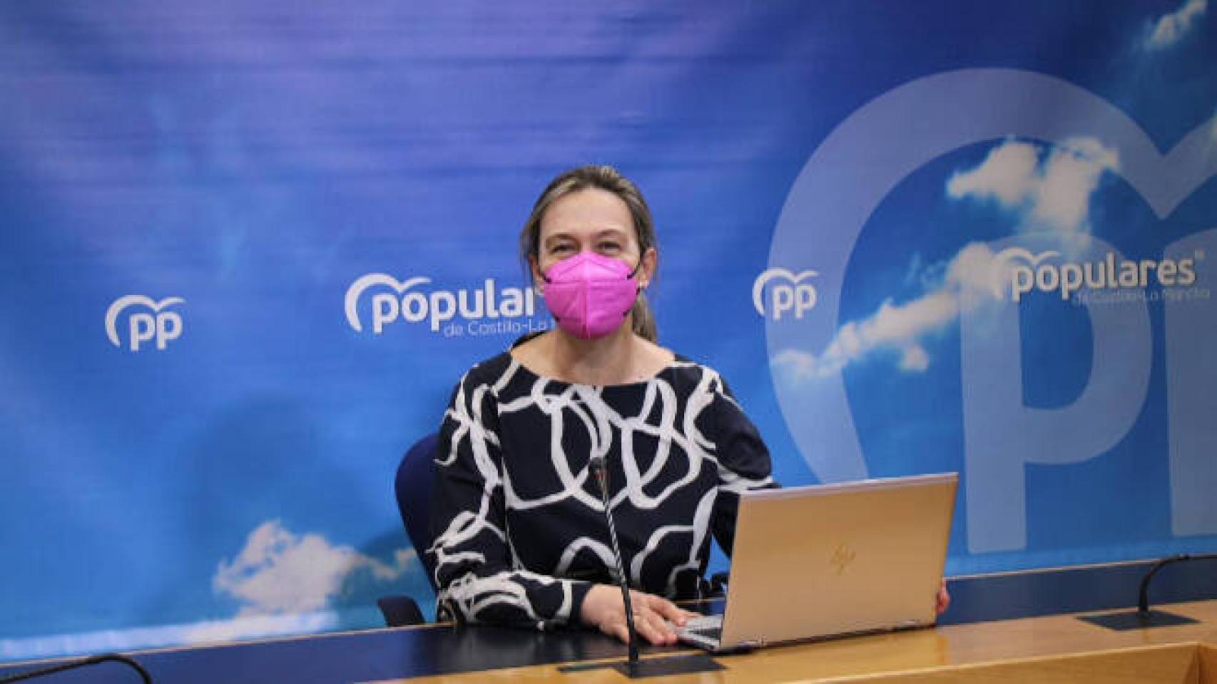 Ana Guarinos, este lunes en rueda de prensa