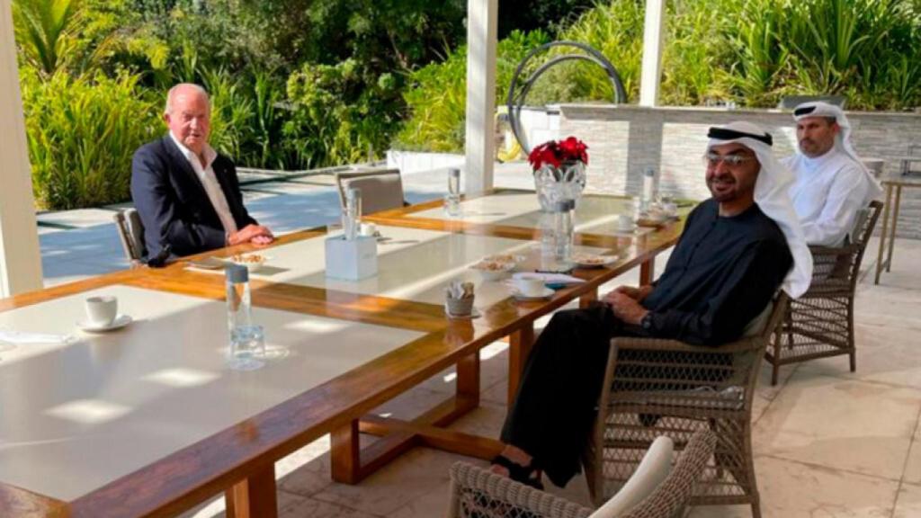 Una imagen de Juan Carlos I en Abu Dabi.