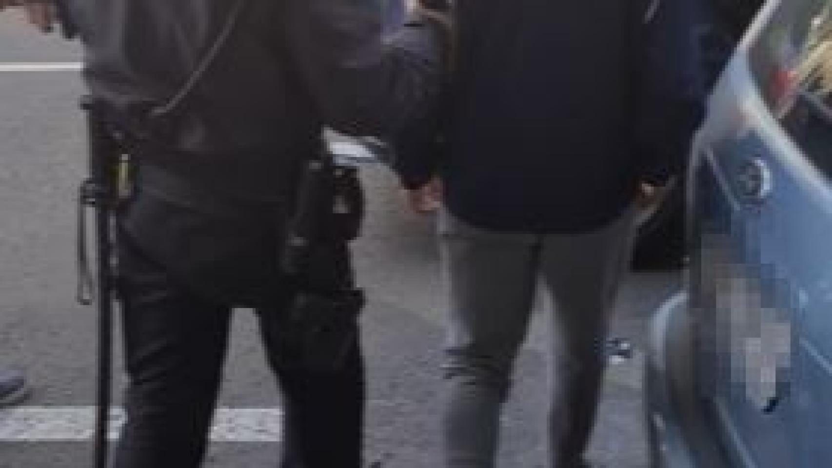 Uno de los jóvenes detenidos