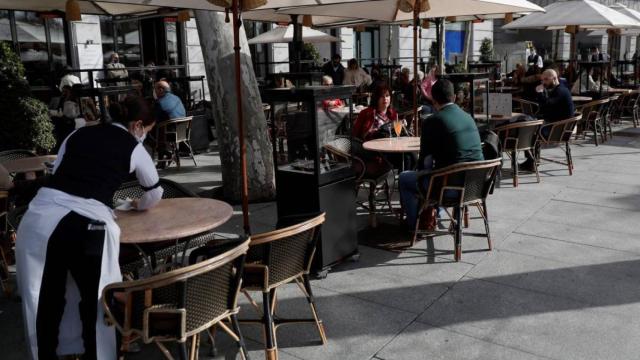 Una terraza de un restaurante de Madrid. Efe
