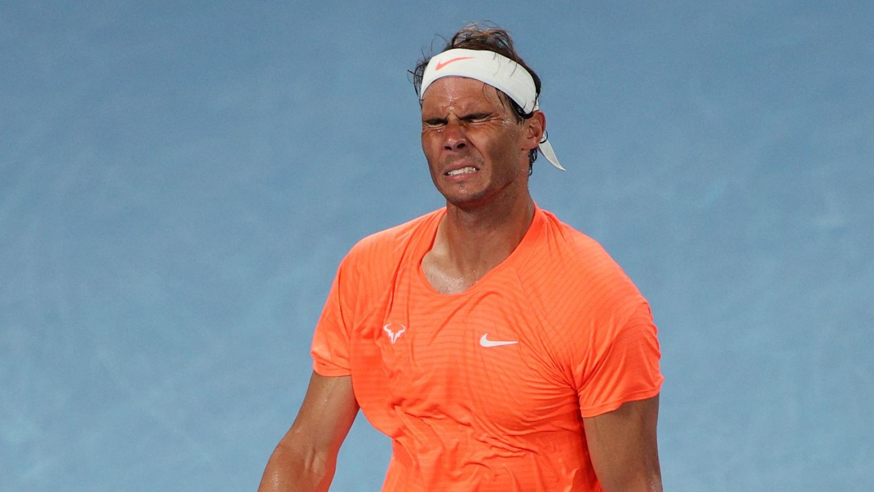 Rafa Nadal, durante el Open de Australia