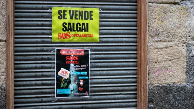 Establecimiento cerrado en Vitoria (Europa Press).