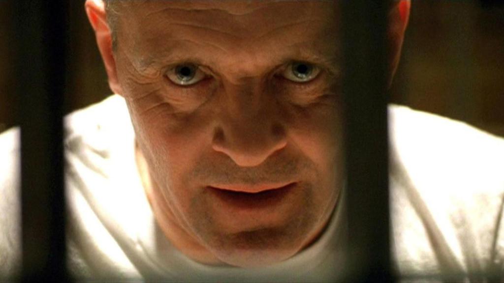 Anthony Hopkins en 'El silencio de los corderos'.
