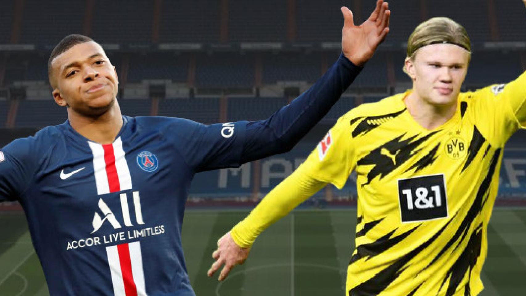 Mbappé y Haaland