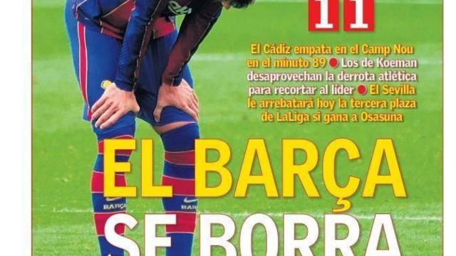 La portada del diario AS (22/02/2021)