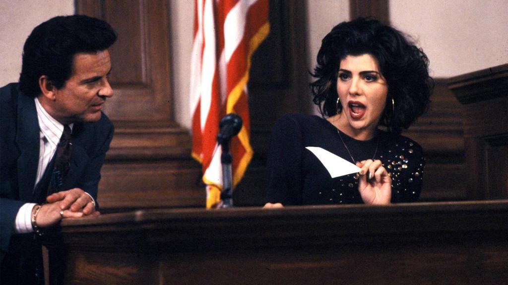 Joe Pesci y Marisa Tomei.