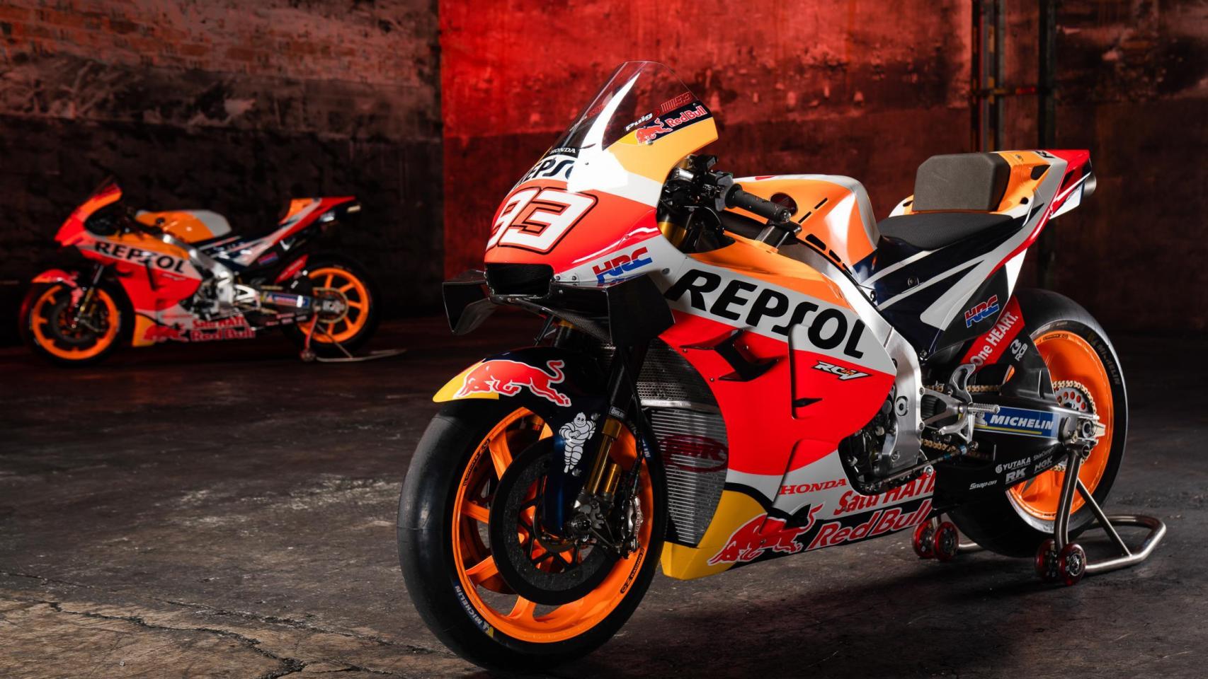 Así es la RC213V, la Honda de Marc Márquez y Pol Espargaró en 2021