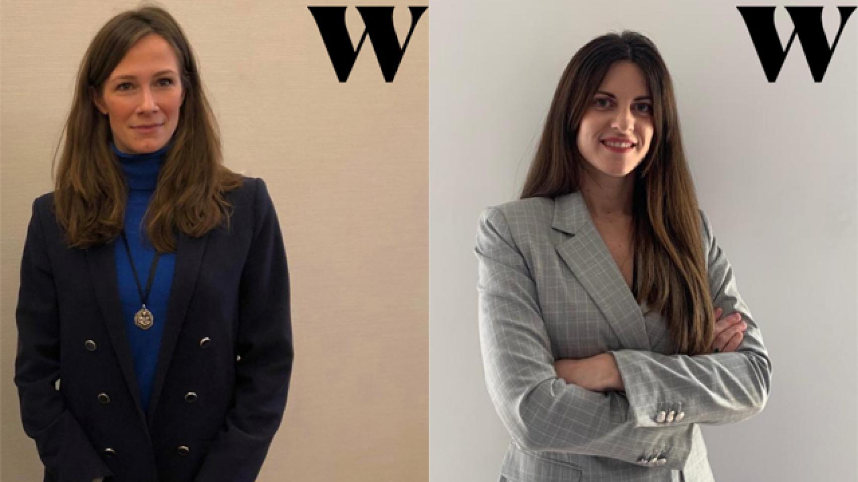 Laure Cavalié y Amparo Sisternes.