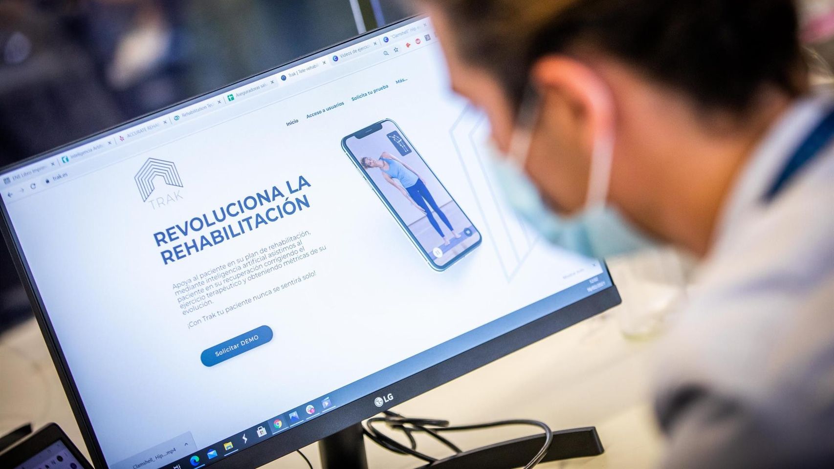 Sistema de rehabilitación a través de realidad virtual.