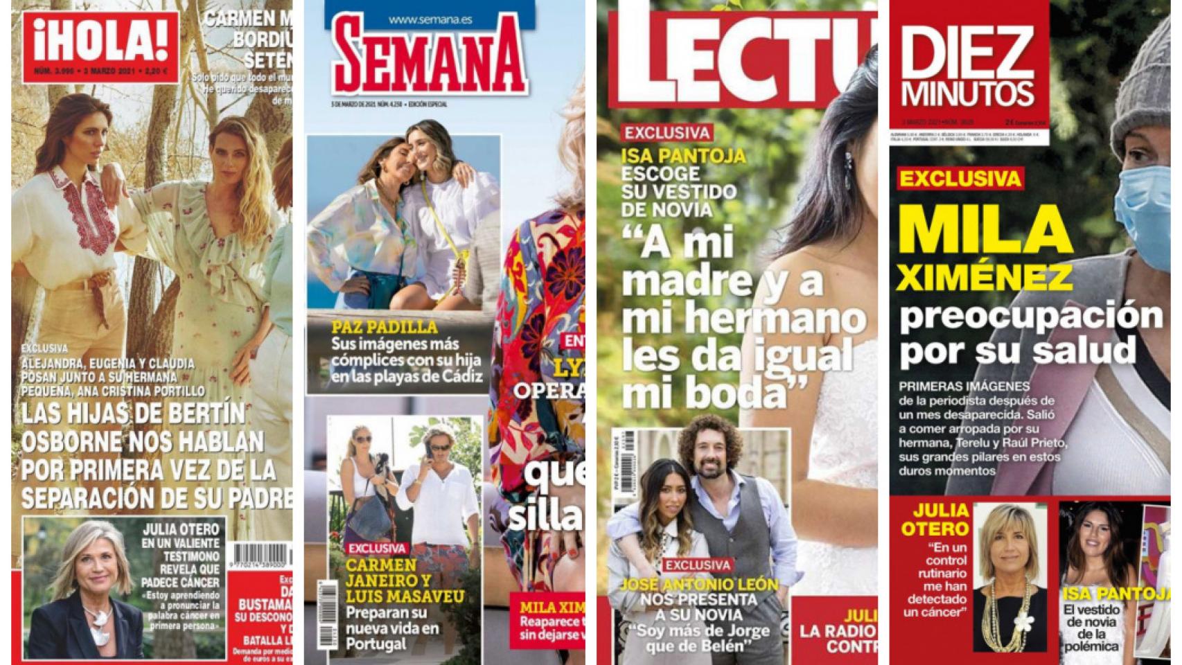 Estas son las revistas de este miércoles.