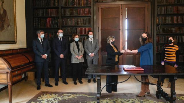 Entrega de llaves del pazo de Meirás en Sada (A Coruña).