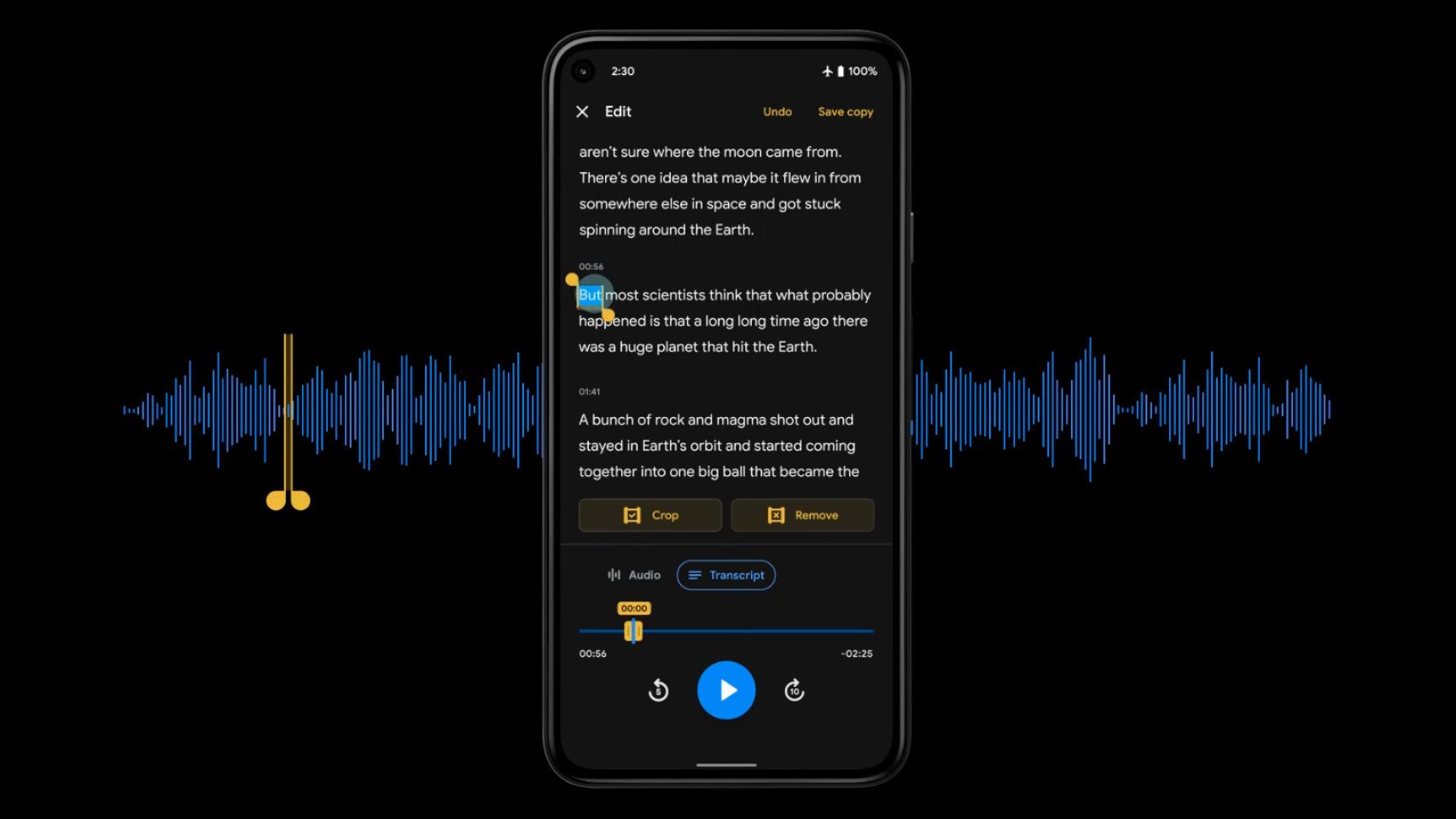 Google prepara una interfaz web para la app de Grabadora de los Pixel