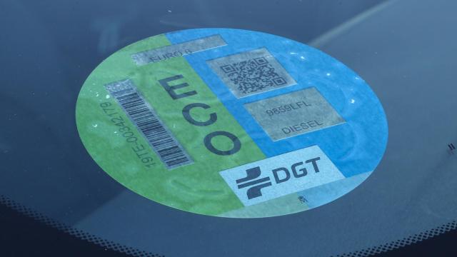 Etiqueta ECO de la DGT.
