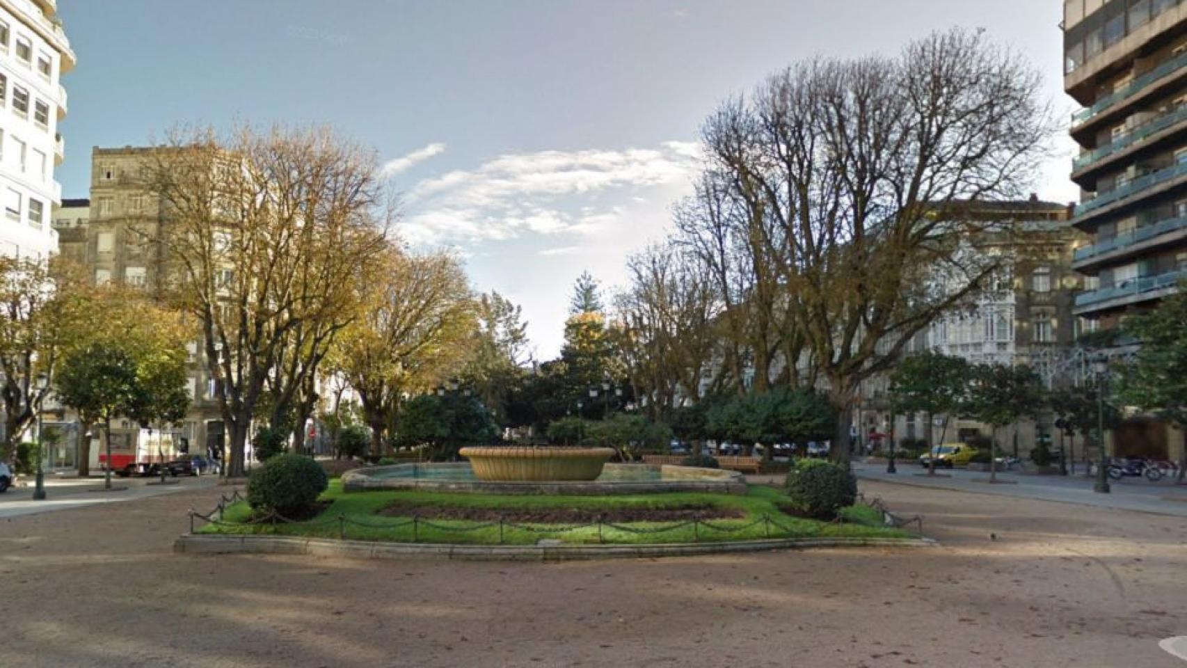Plaza de Compostela de Vigo.
