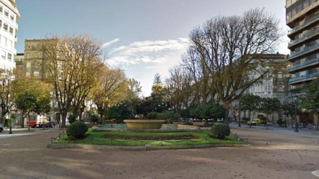 Plaza de Compostela de Vigo.