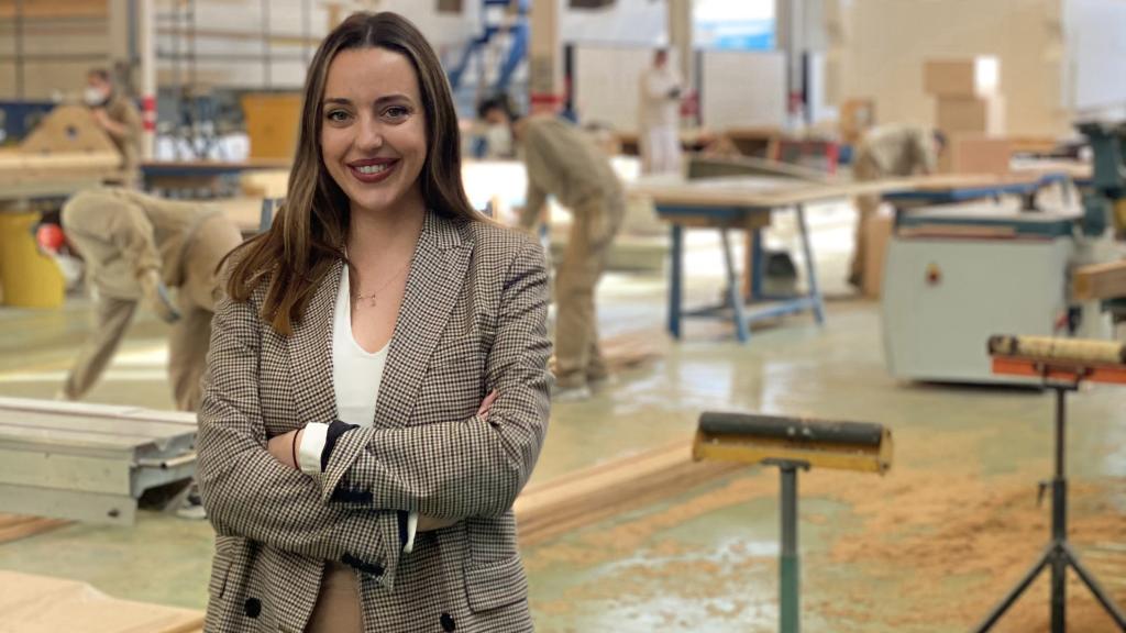 Ione Astondoa, en los astilleros.