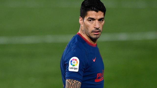 Luis Suárez, en un momento del partido