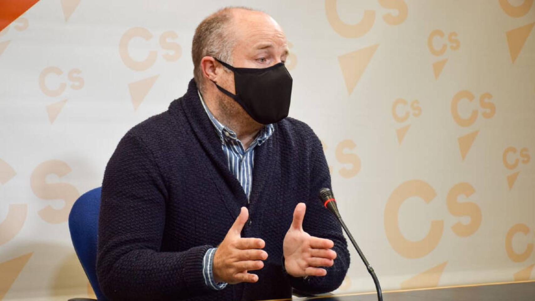 Alejandro Ruiz, presidente del grupo parlamentario Ciudadanos en las Cortes de Castilla-La Mancha