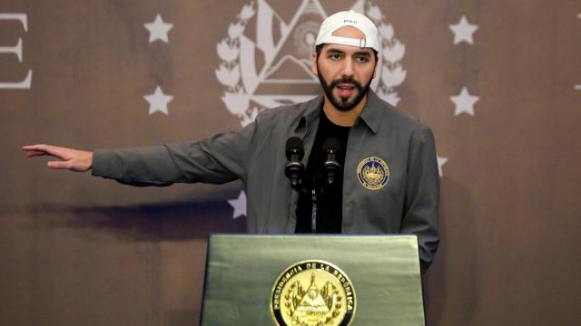El presidente de El Salvador, Nayib Bukele.