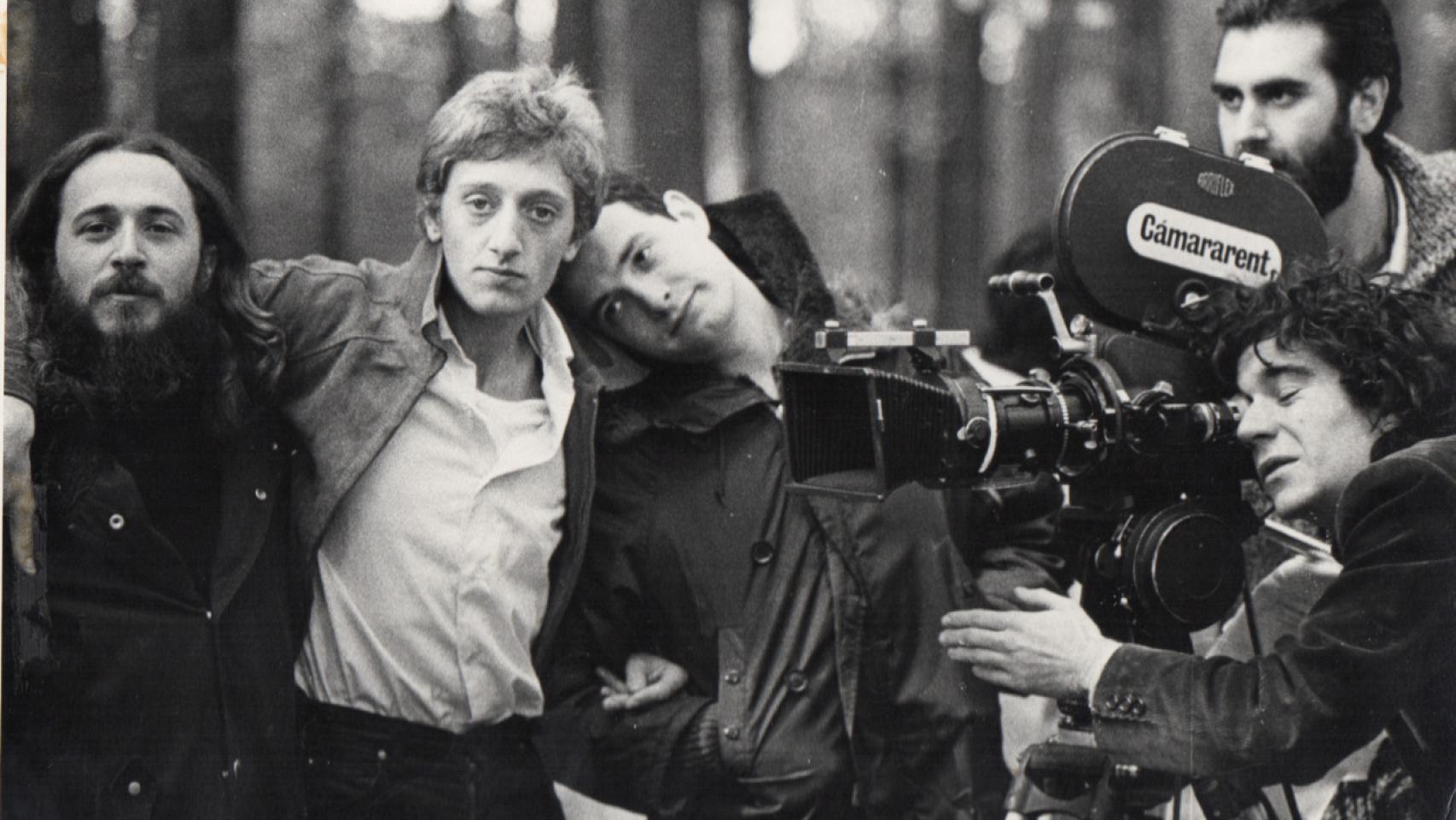 Quique San Francisco, junto a Juan Molina, Polo Aledo, Enrique Viciano y Oscar Ladoire, en 1978.