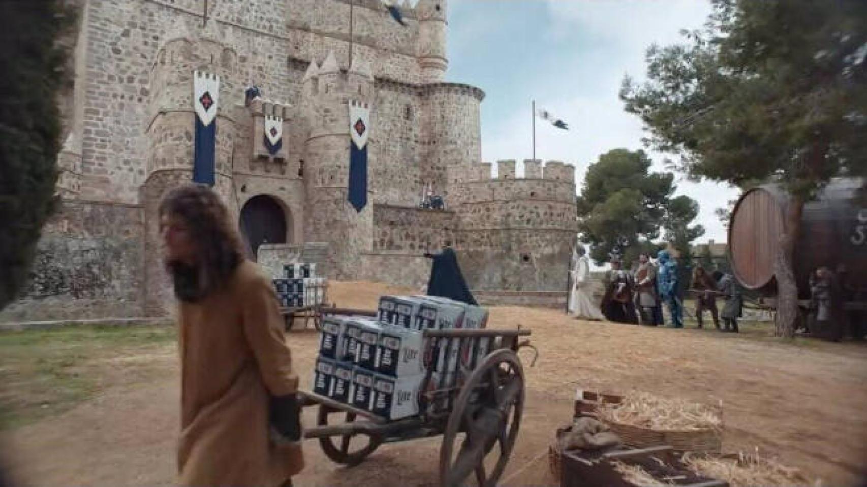 Uno de los muchos rodajes realizados en el castillo de Guadamur.