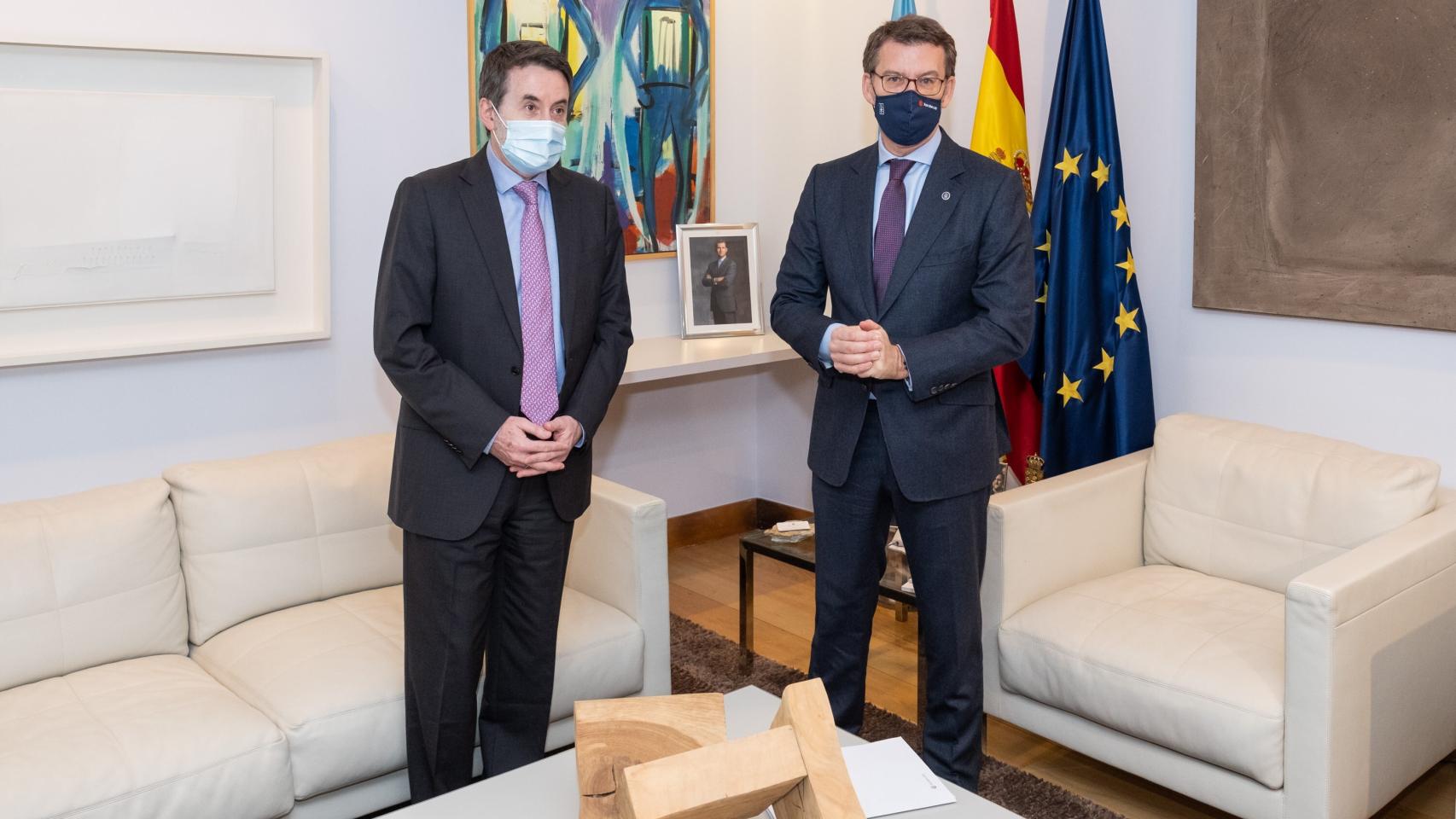Imaz (Repsol) se reúne con Feijóo (Galicia) con un plan de proyectos industriales