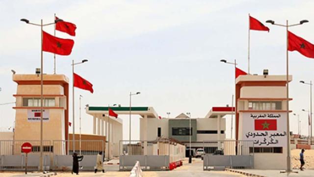 El paso fronterizo de Guerguerat, en una imagen de archivo.