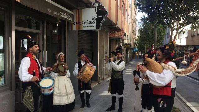 La Tapería Castelao durante una celebración.