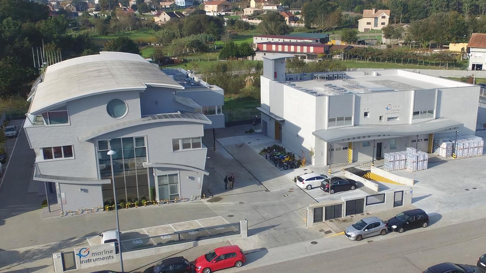 Sede de Marine Instruments en polígono Porto do Molle, en Nigrán.