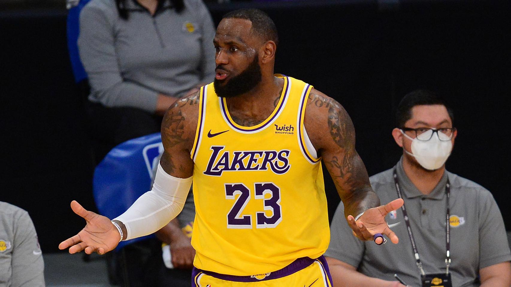 LeBron James, con Los Angeles Lakers