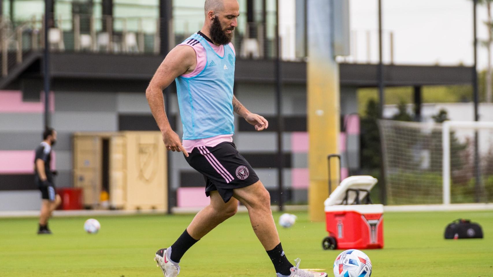 Gonzalo Higuaín, con el Inter Miami