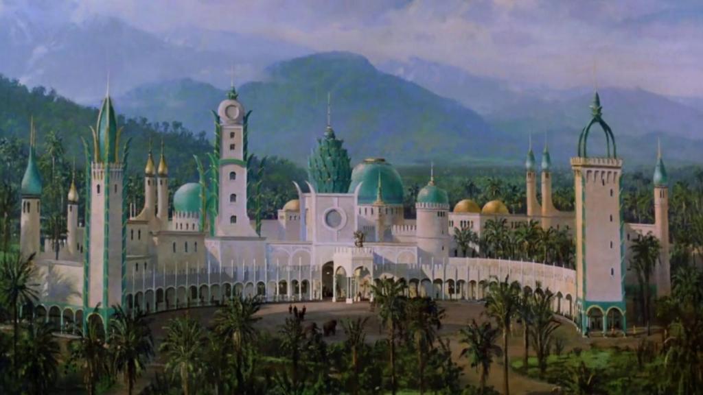 El palacio real de Zamunda.