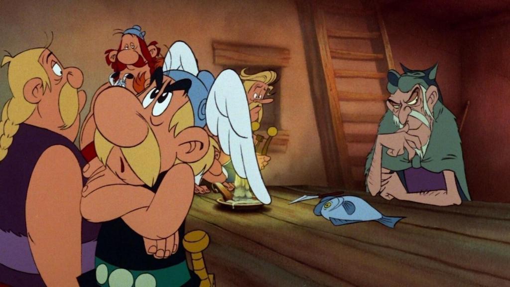 Frame de la primera adaptación de 'El combate de los jefes'.