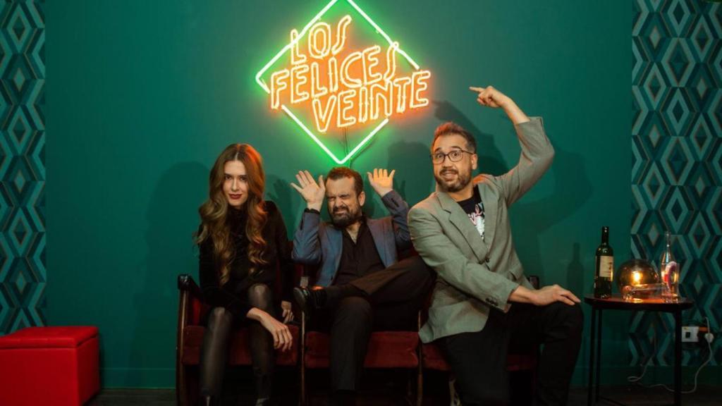 Nacho Vigalondo presenta 'Los felices veinte' junto a Aníbal Gómez y Gakian.