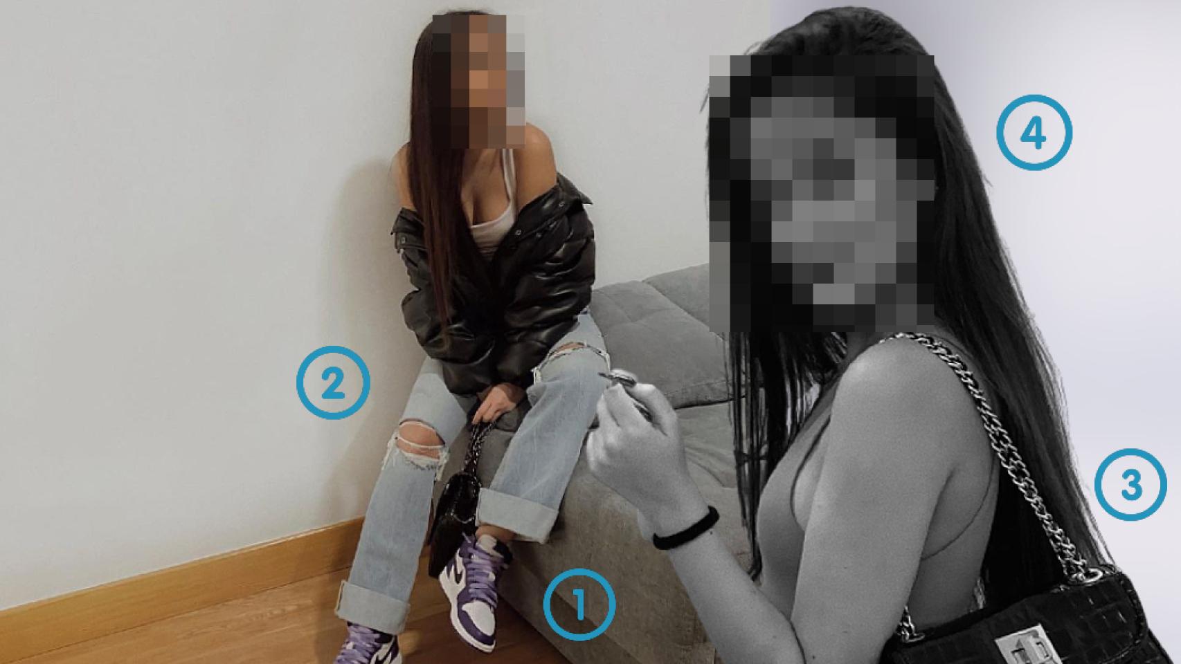 Julia Janeiro, en un fotomontaje de JALEOS.