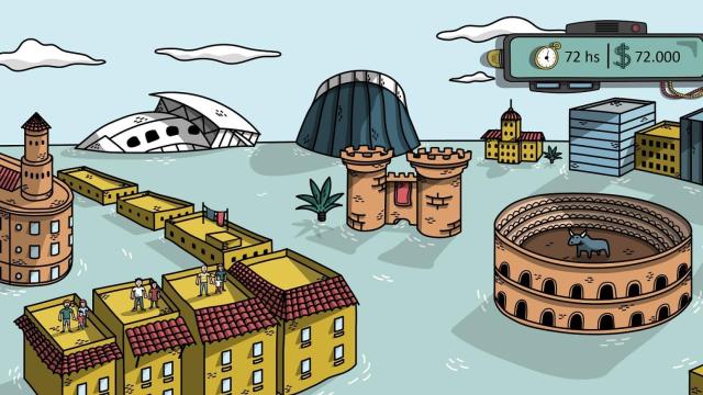 Imagen de uno de los niveles del videojuego de Nawaiam para los departamentos de Recursos Humanos.