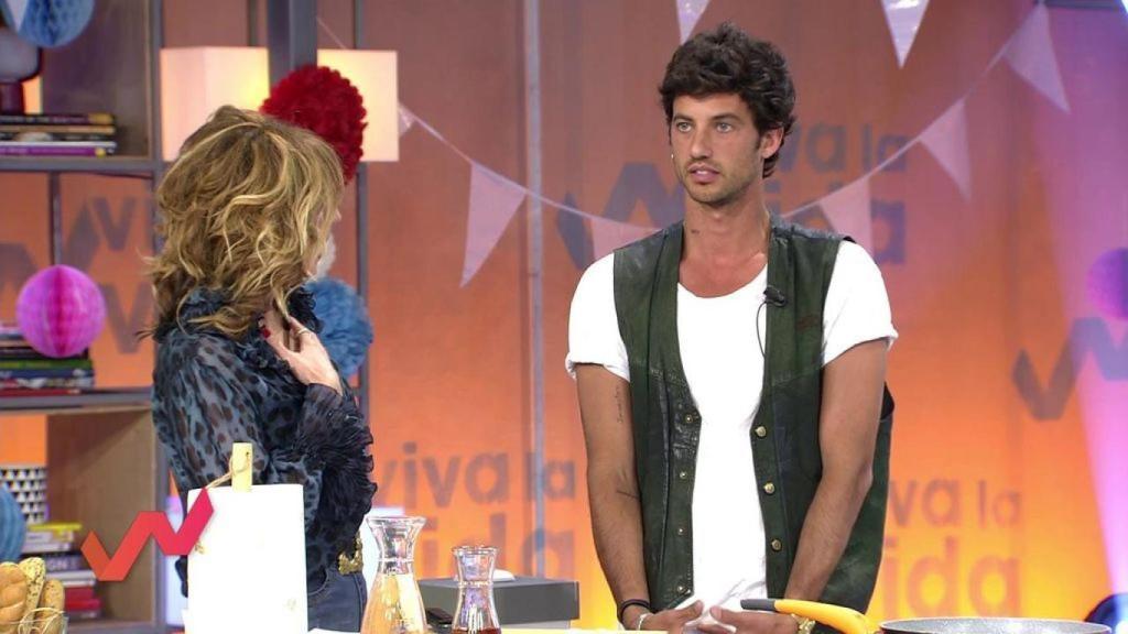 Jorge Brazález protagonizó un momento de tensión con Emma García en 'Viva la vida'.