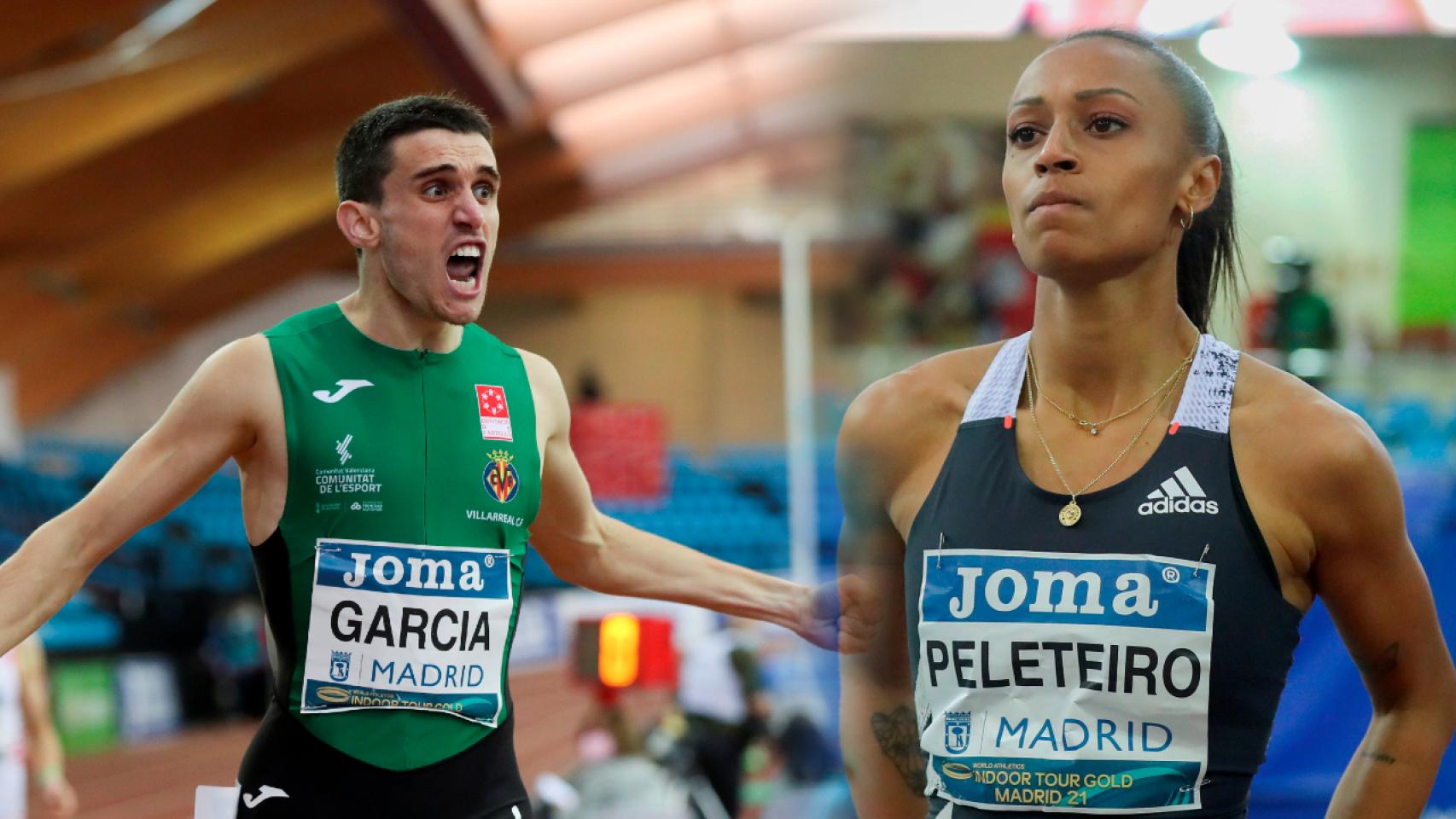 Mariano García y Ana Peleteiro, en un fotomontaje