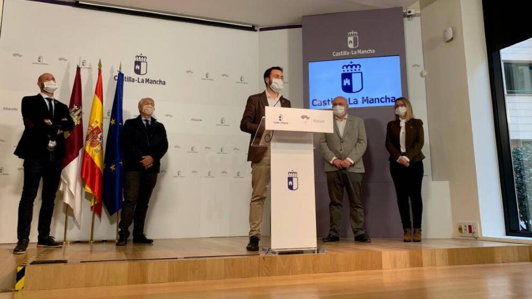 Escudero, este viernes en la Casa Perona de Albacete