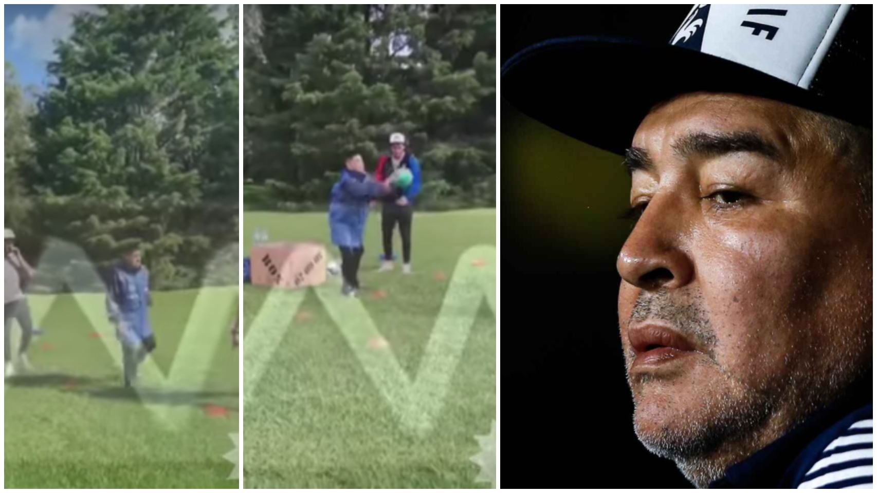 El vídeo inédito de Maradona antes de morir