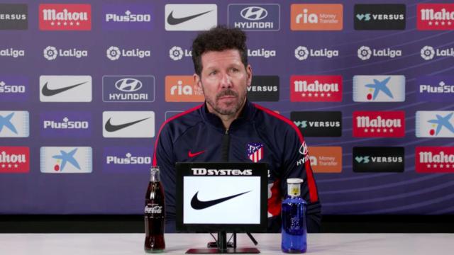 Simeone, en rueda de prensa
