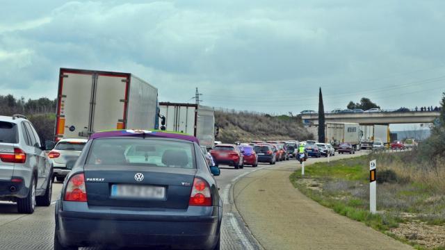 La caravana que ha intentado cortar Despeñaperros.