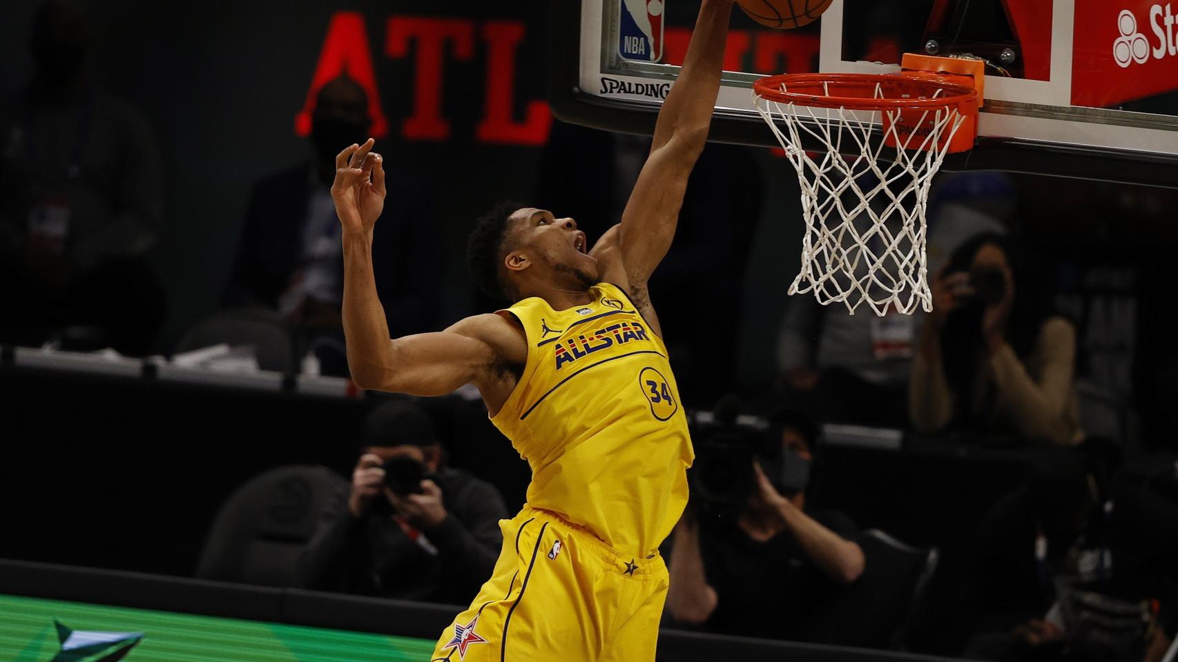 Giannis Antetokounmpo, durante el All Star