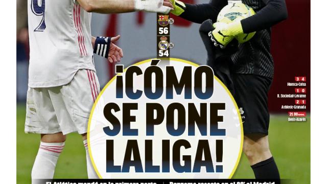 La portada del diario MARCA (08/03/2021)