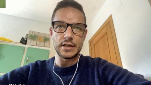 Segio, enfermero asesinado, en una de sus intervenciones en Antena 3.