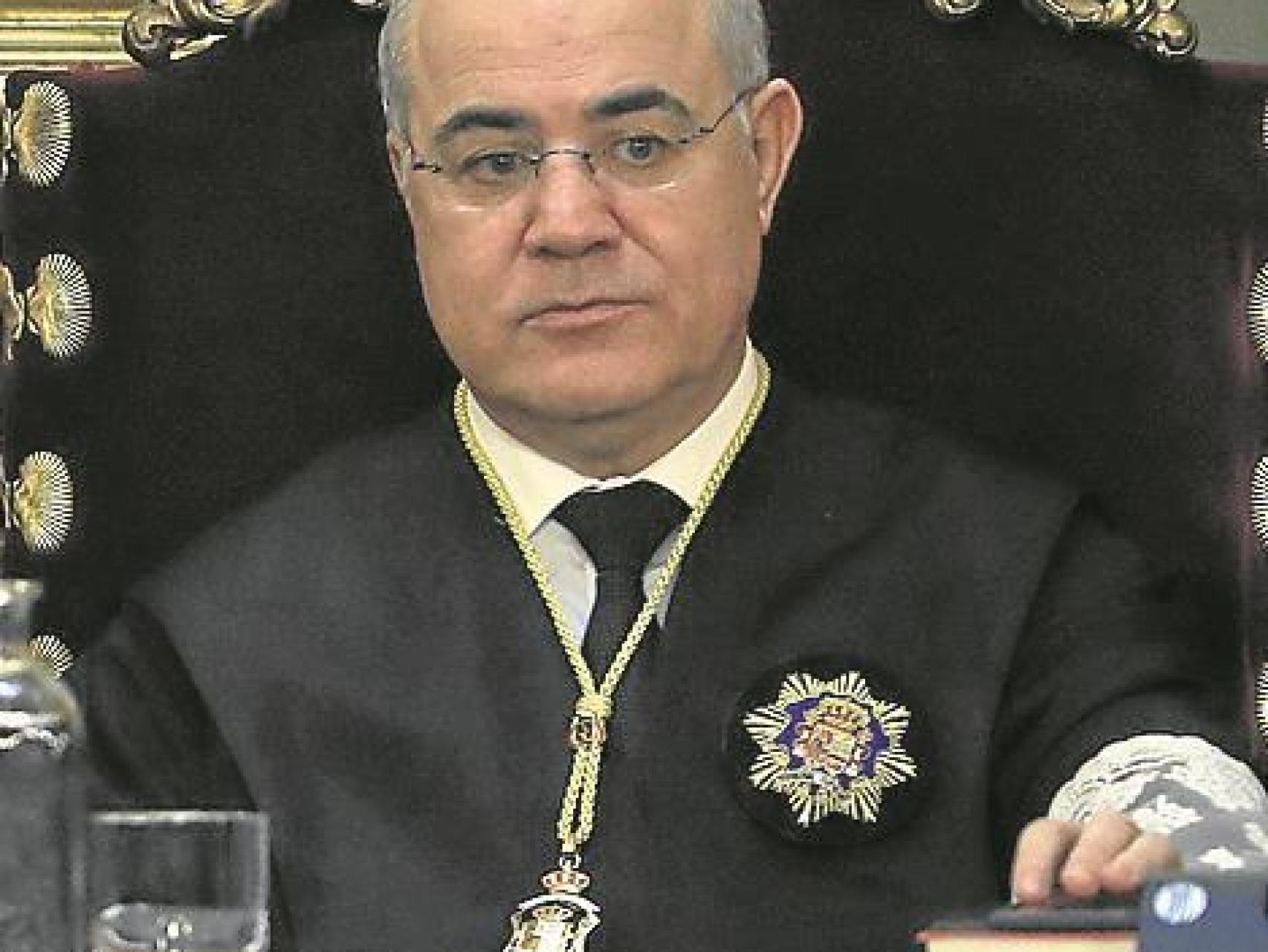 Pablo Llarena, en el Tribunal Supremo./