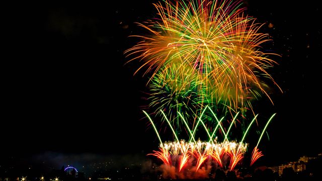 Fuegos artificiales de Bouzas.