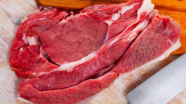 Un filete de carne de vacuno.