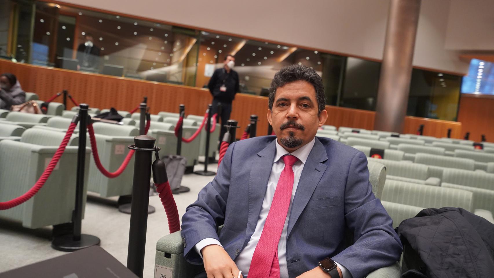 Oubi Bachir, representantes del Frente Polisario en la UE.