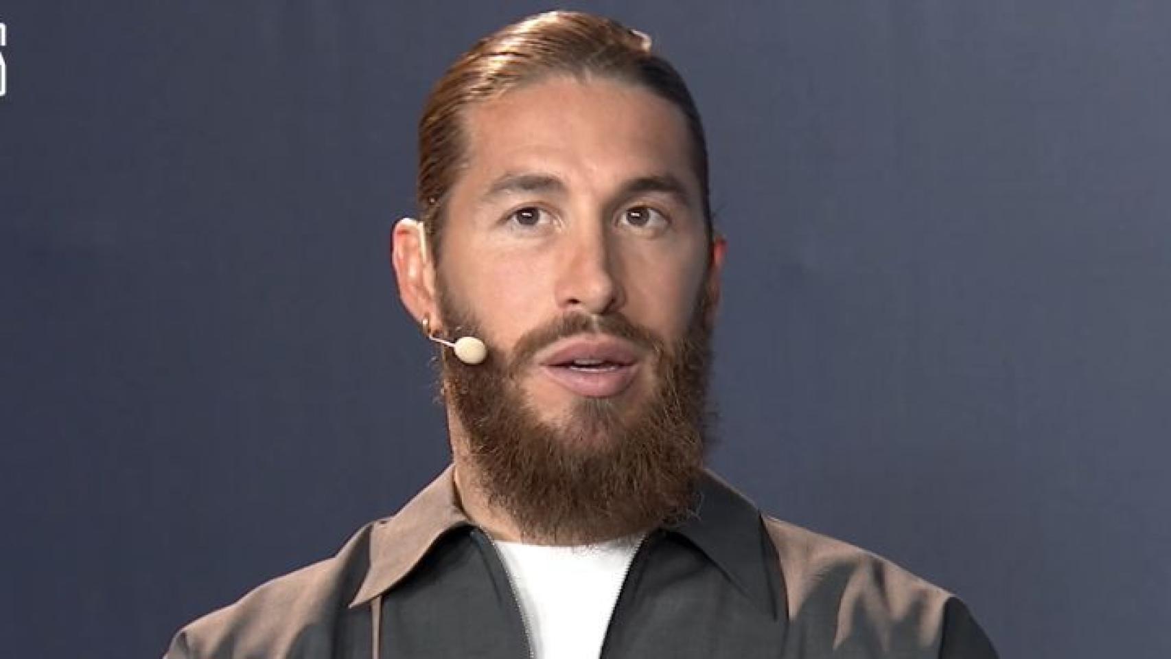 Sergio Ramos, en la rueda de prensa de su documental